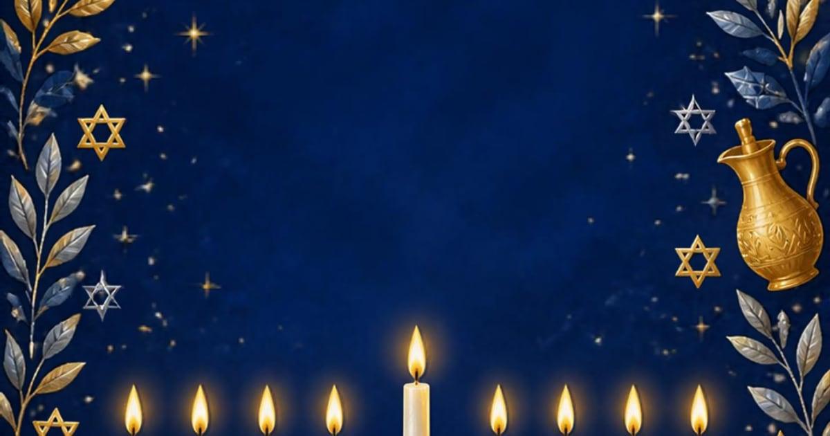 Hanukkah greeting artwork