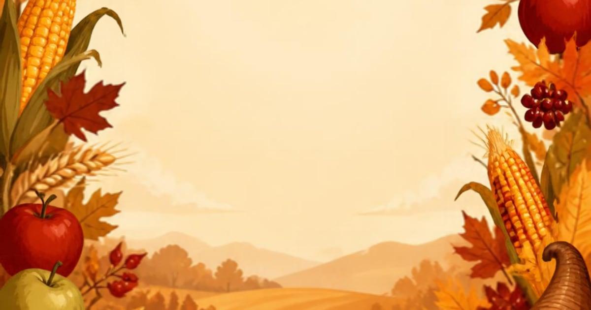 Thanksgiving greeting artwork
